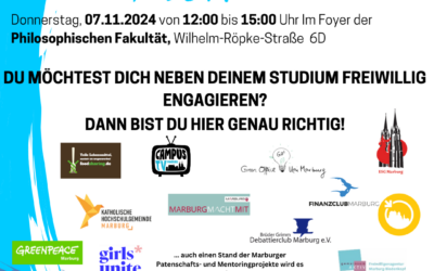 Engagier-Dich-Messe am 07.11.2024 von 12:00 bis 15:00 Uhr